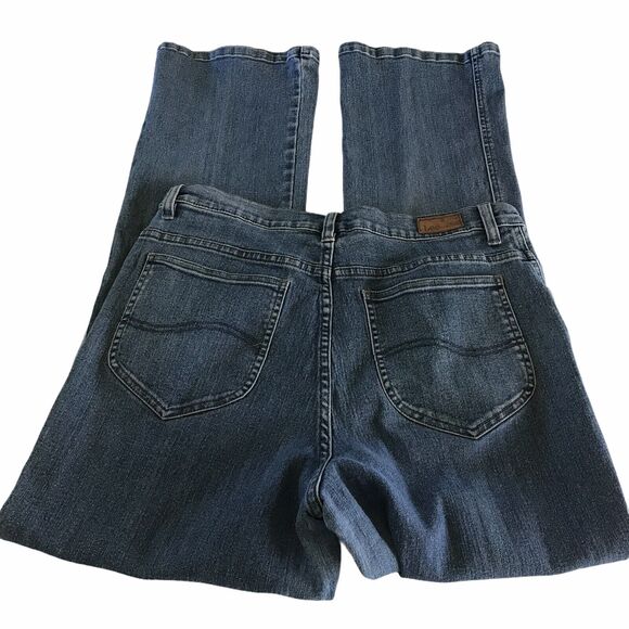 Lee Lean Bootcut 14M Denim Blue Jeans Womans - Picture 4 of 6